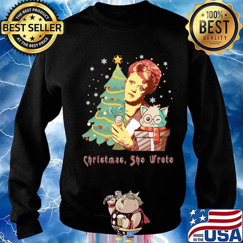 Christmas she wrote cat s Sweater