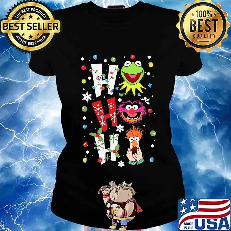 Christmas the muppets ho ho ho s Ladies tee
