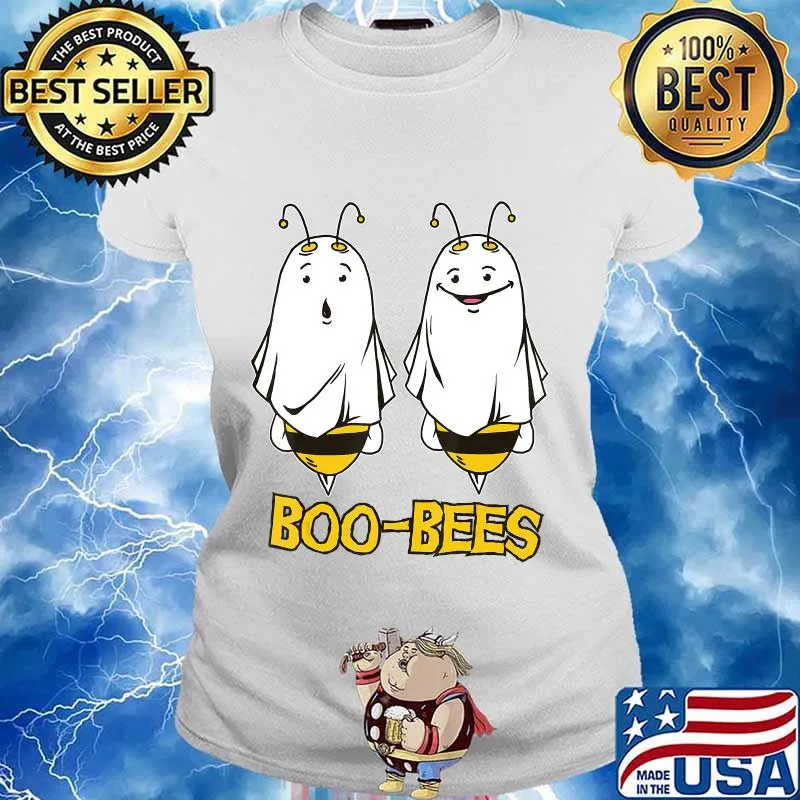 Cute Little Kids Halloween Costume Boo Bees Last Minute Gift T-Shirt Ladies tee