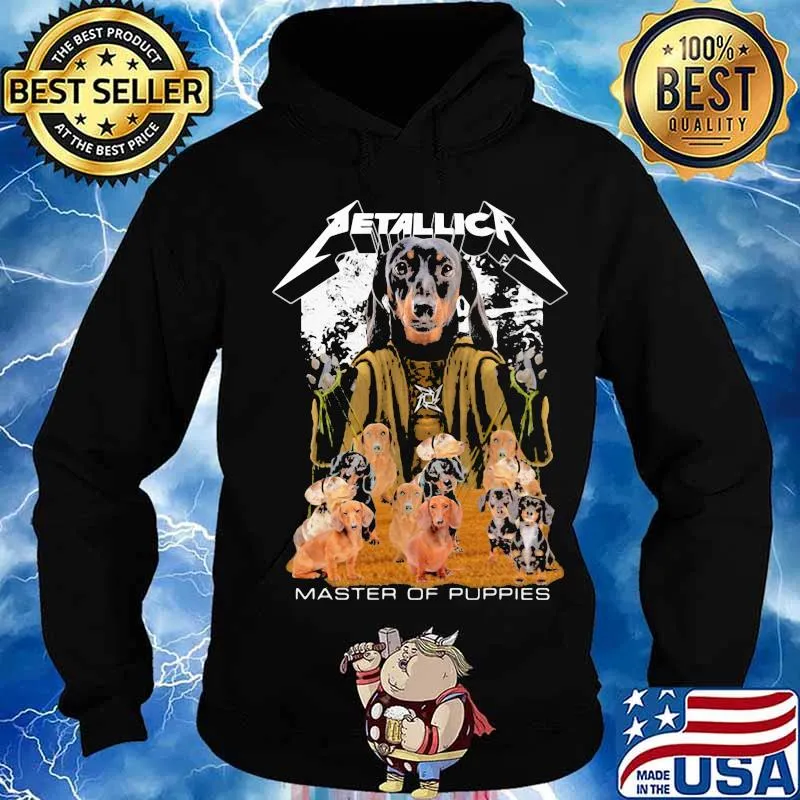 Dachshund metallica master of puppies s Hoodie