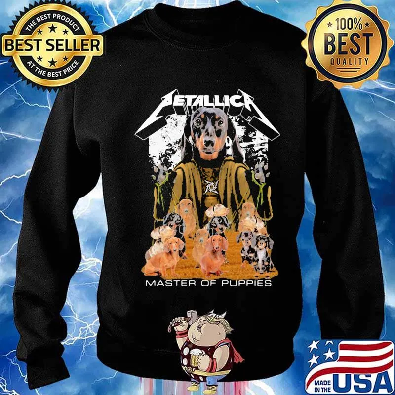 Dachshund metallica master of puppies s Sweater