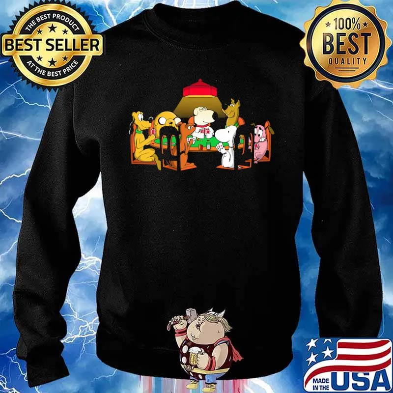 Disney dogs playing cards s Sweater