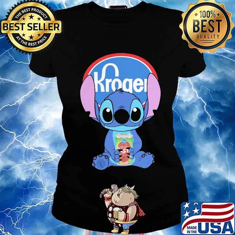 Disney stitch kroger logo s Ladies tee