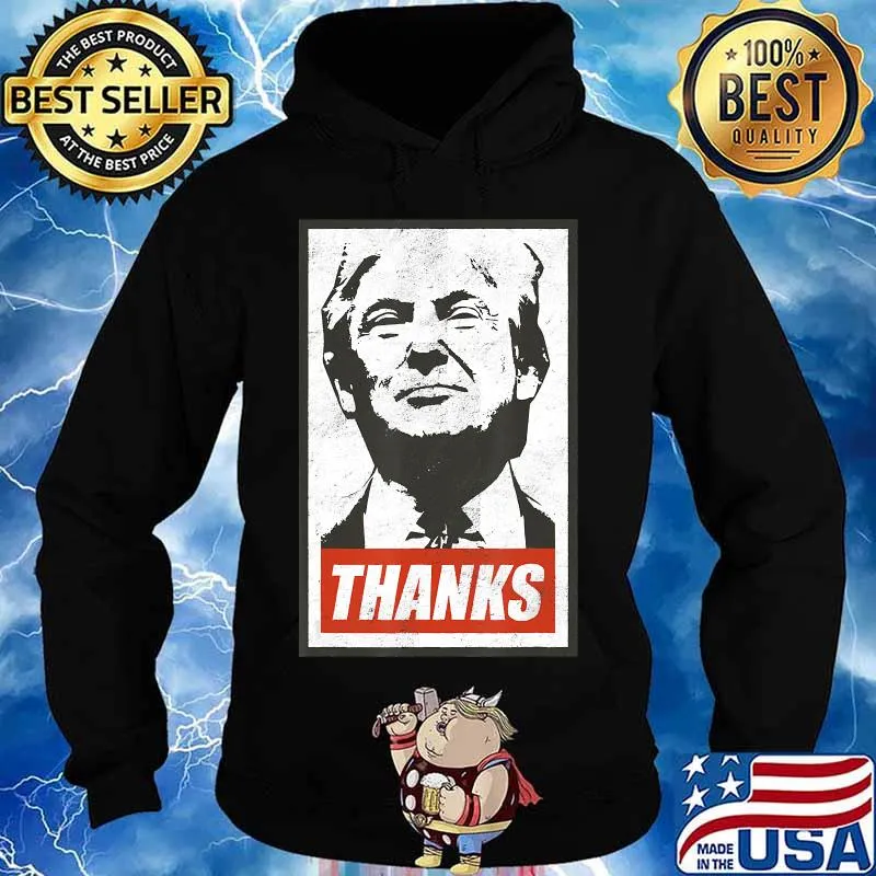 Donald trump thanks vote president america usa politics s Hoodie