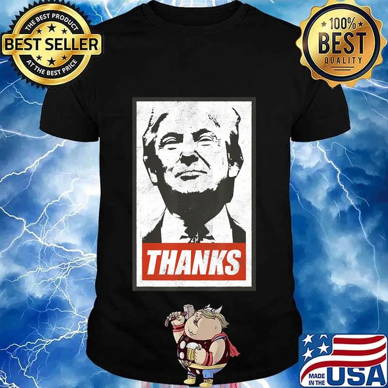 Donald trump thanks vote president america usa politics shirt