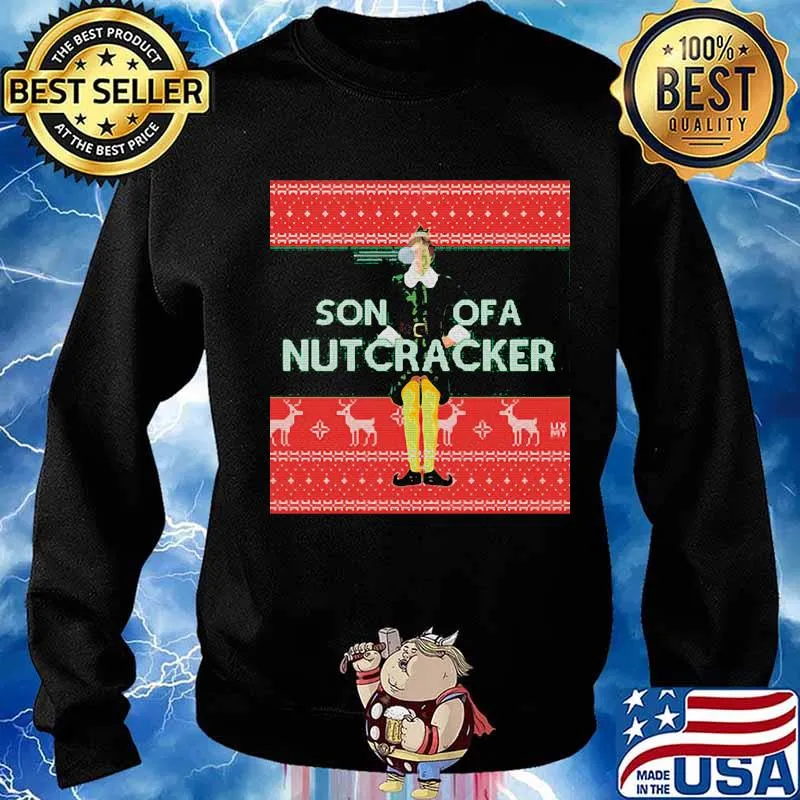 Elf son of a nutcracker ugly christmas s Sweater