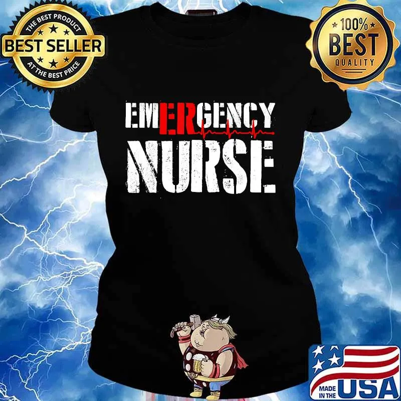 Emergency Room Nurse (ER) Gift T-Shirt Ladies tee