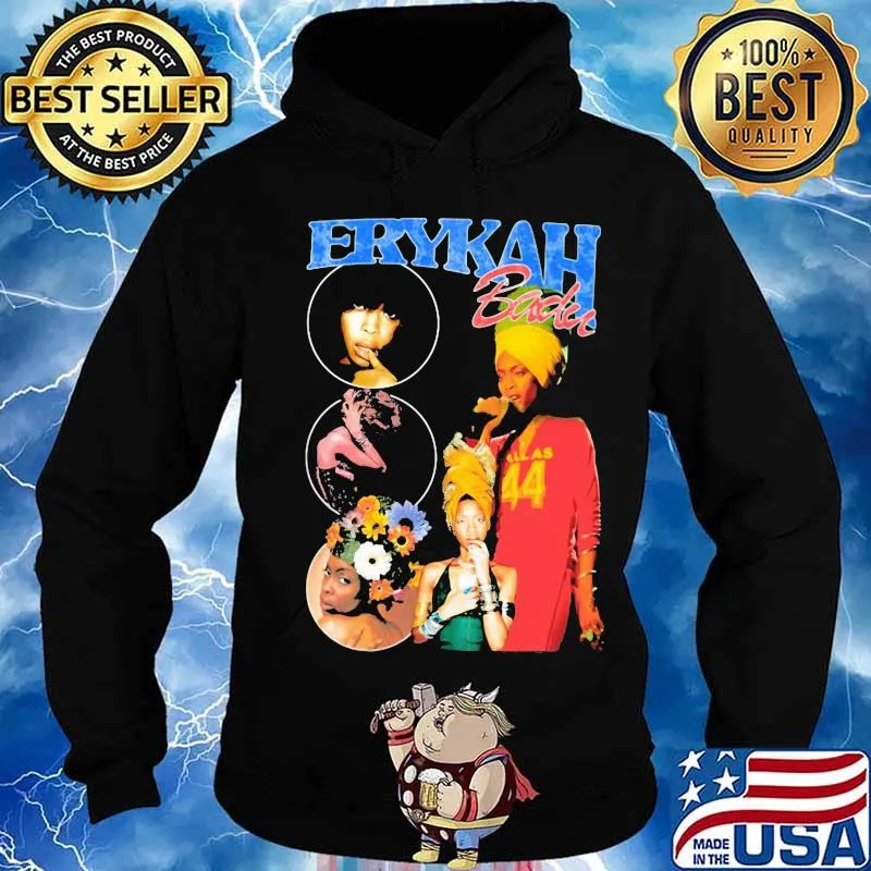 Erykah badu flowers vintage s Hoodie