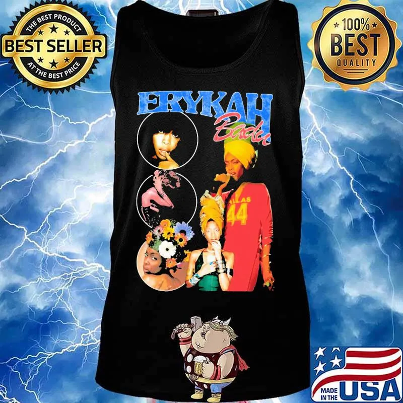 Erykah badu flowers vintage s Tank top