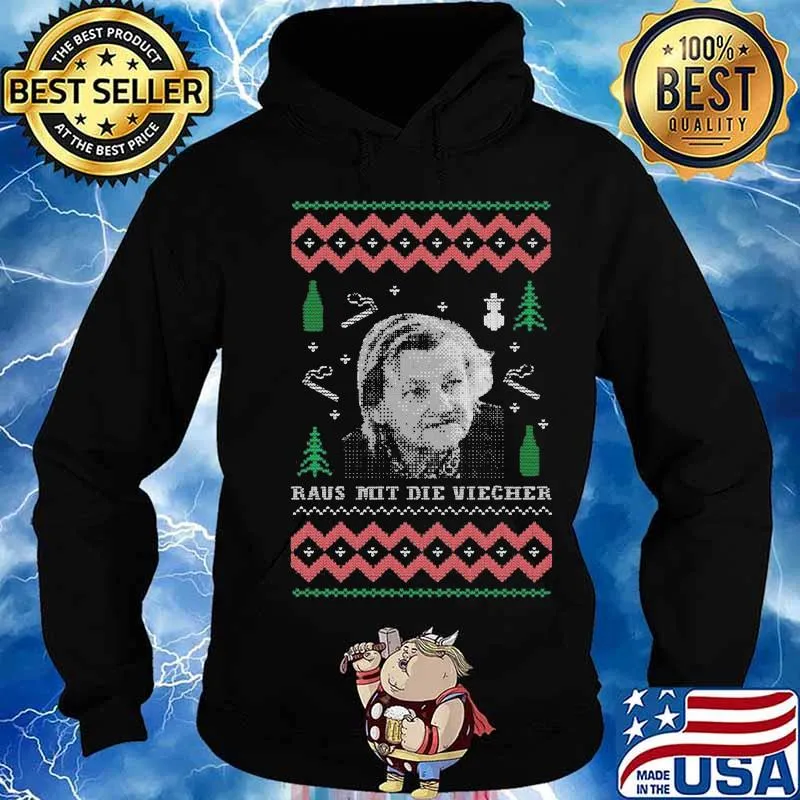 Familie ritter raus mit die viecher ugly christmas s Hoodie