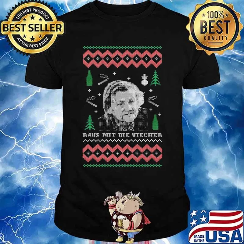 Familie ritter raus mit die viecher ugly christmas shirt
