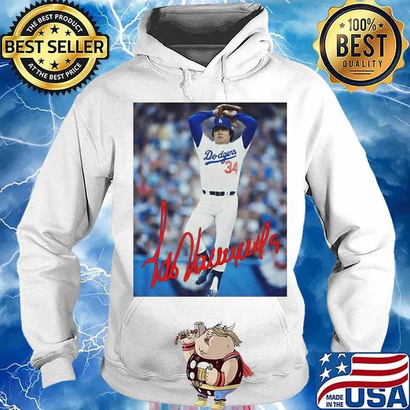 Fernando Valenzuela 1981 World Series Champion Los Angeles Dodgers Shirt Hoodie