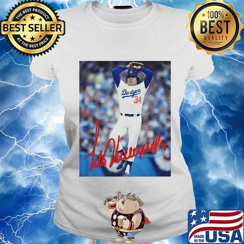 Fernando Valenzuela 1981 World Series Champion Los Angeles Dodgers Shirt Ladies tee