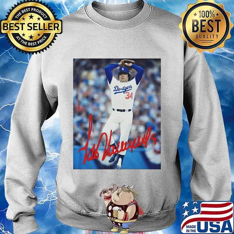 Fernando Valenzuela 1981 World Series Champion Los Angeles Dodgers Shirt Sweater