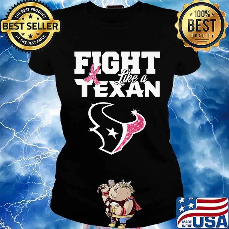 Fight like a buffalo texas breast cancer awareness s Ladies tee