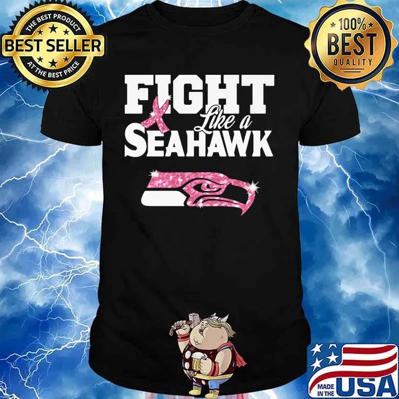 Fight like a seahawk breast cancer awareness shirt