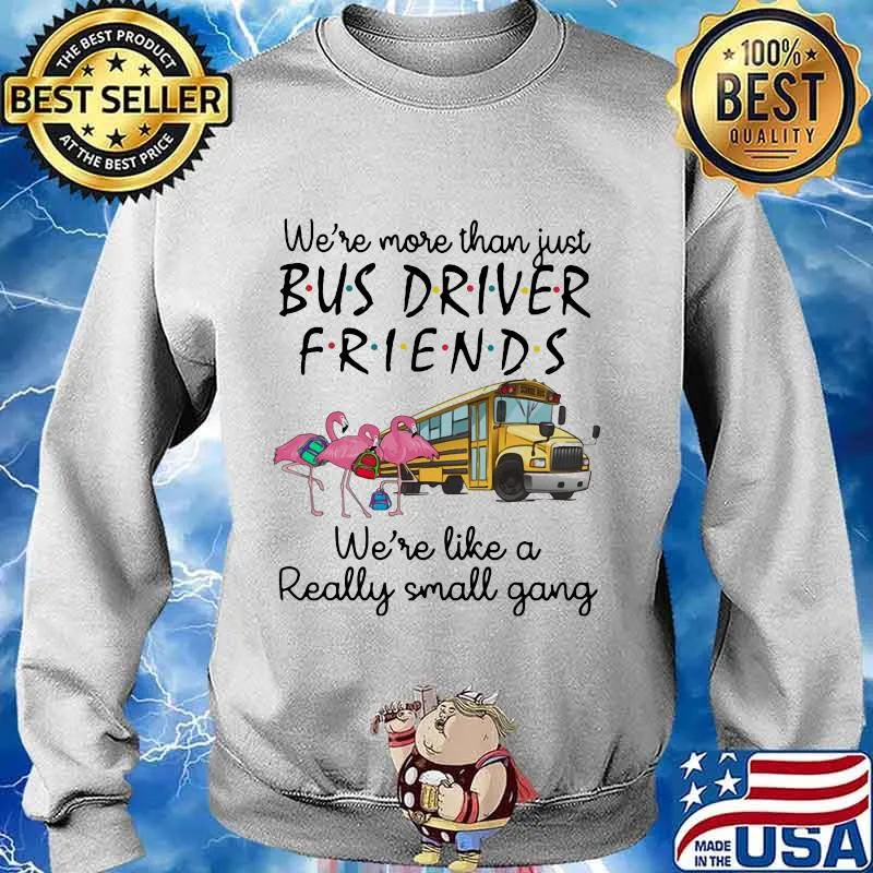 Flamingo we're more than just bus driver friends we're like a really small gang s Sweater