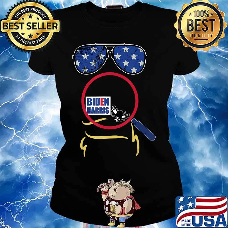 Funny Cool Trump-Biden Pence Fly Swatter US Election 2020 T-Shirt Ladies tee