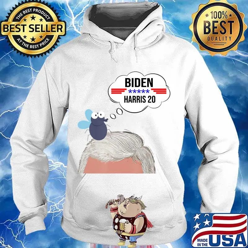 Funny Debate Fly on Mike Pence's Head for Biden Harris 2020 T-Shirt Hoodie