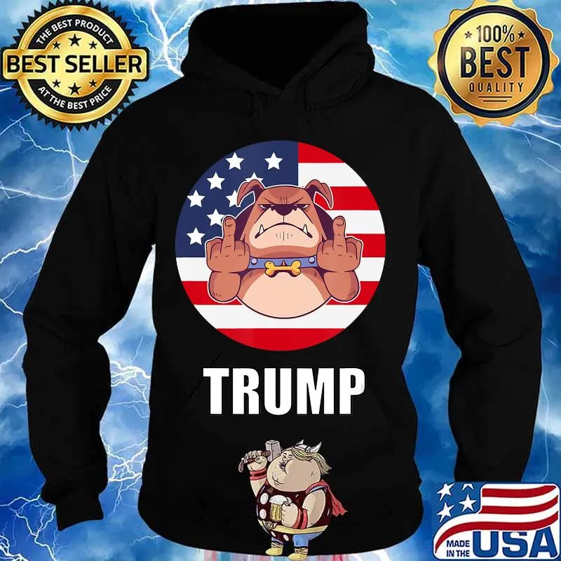 Funny Election USA 2020 Trump Biden Vote Dog T-Shirt Hoodie