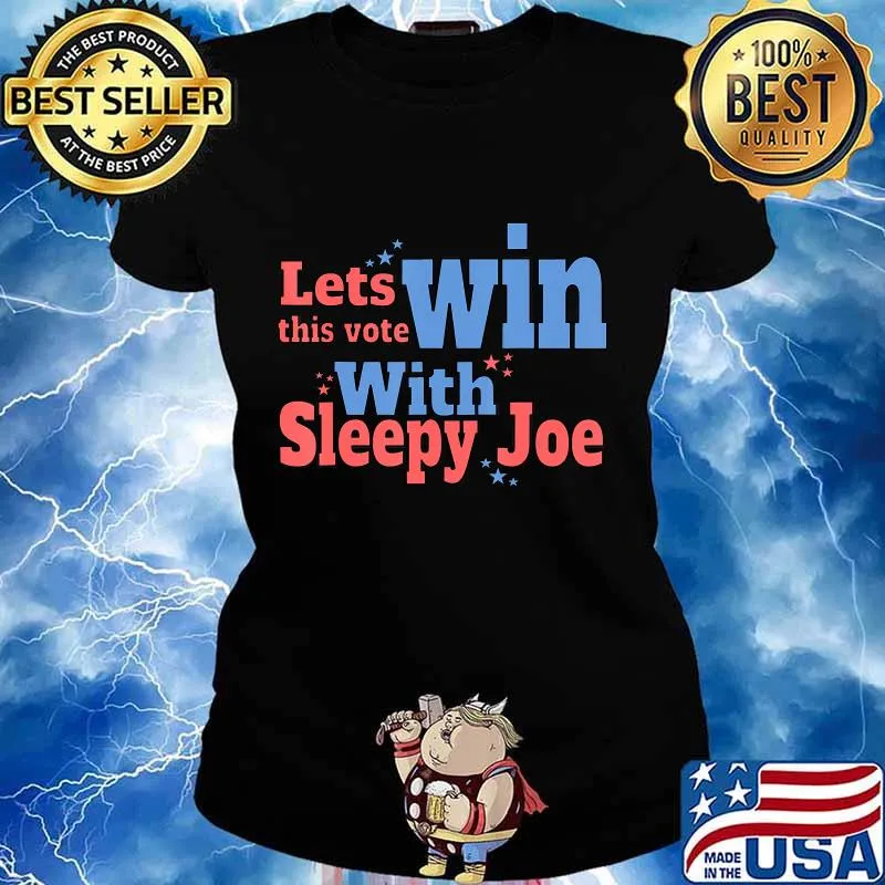 Funny Joe Biden Vote Election President Democrat Voting T-Shirt Ladies tee