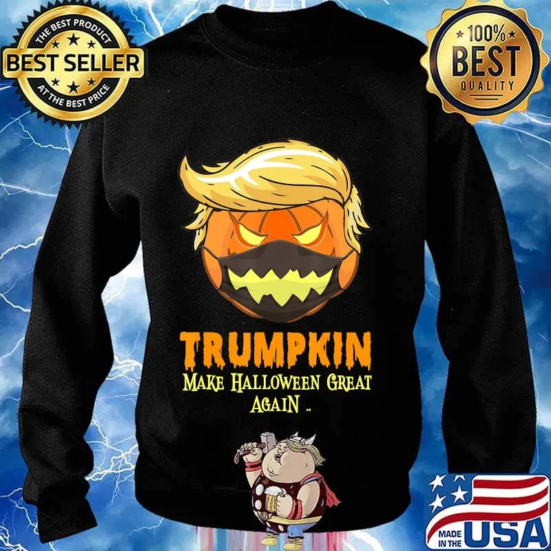 Funny Trumpkin Make Halloween Great Again T-Shirt Sweater