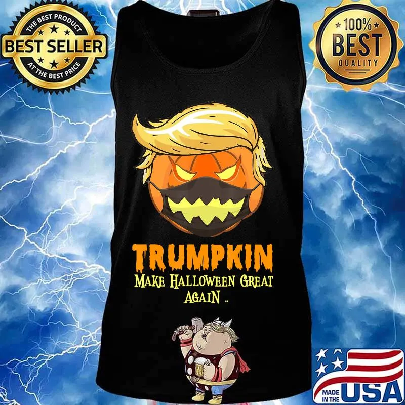 Funny Trumpkin Make Halloween Great Again T-Shirt Tank top