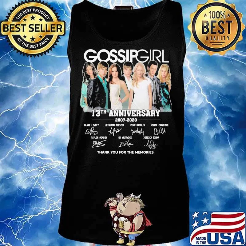 Gossip girl 13th anniversary 2007 2020 thank for the memories signatures s Tank top