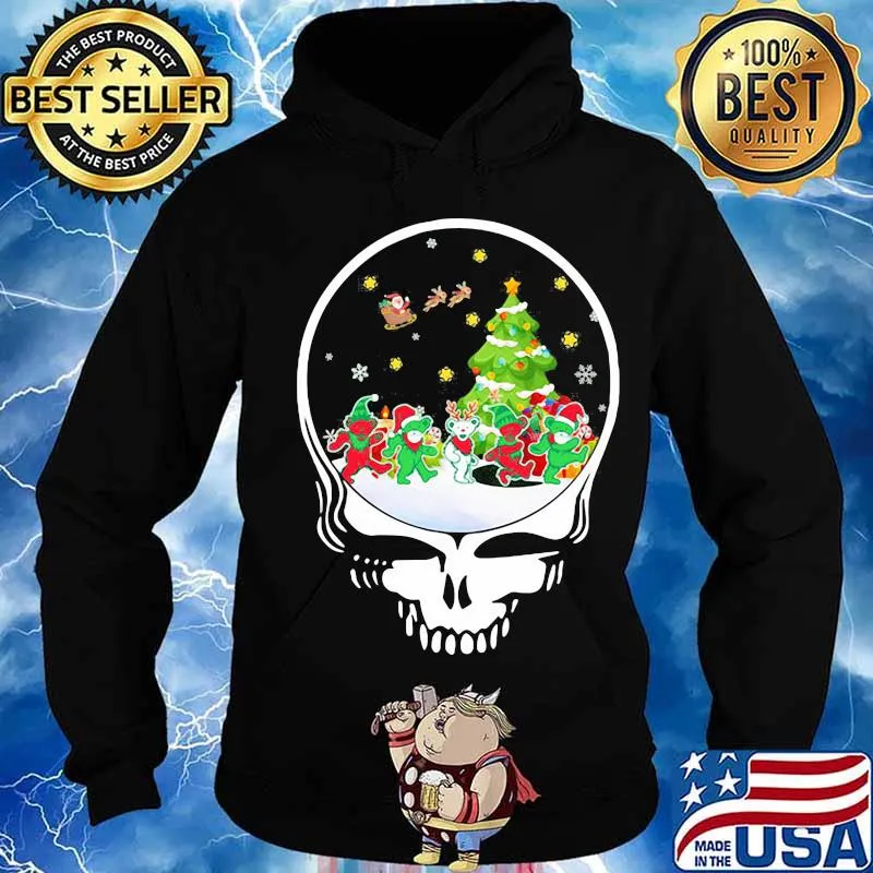 Grateful dead bears merry christmas s Hoodie