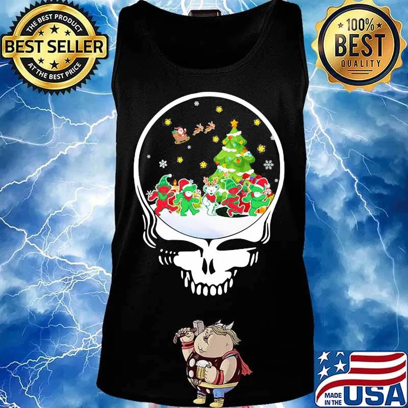 Grateful dead bears merry christmas s Tank top