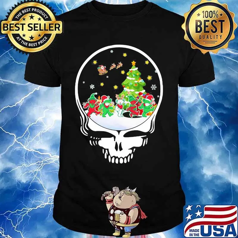 Grateful dead bears merry christmas shirt