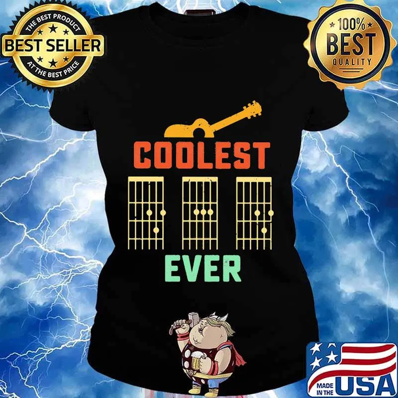 Guitar coolest ever vintage s Ladies tee