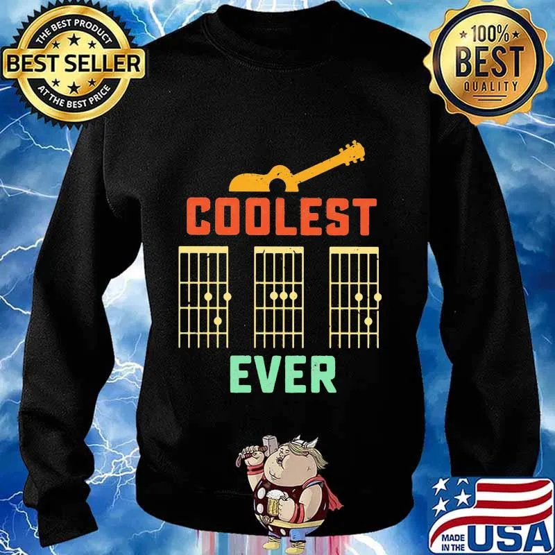 Guitar coolest ever vintage s Sweater