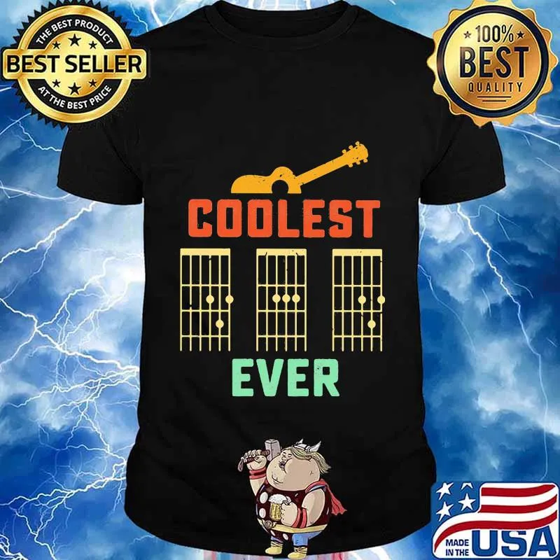 Guitar coolest ever vintage shirt