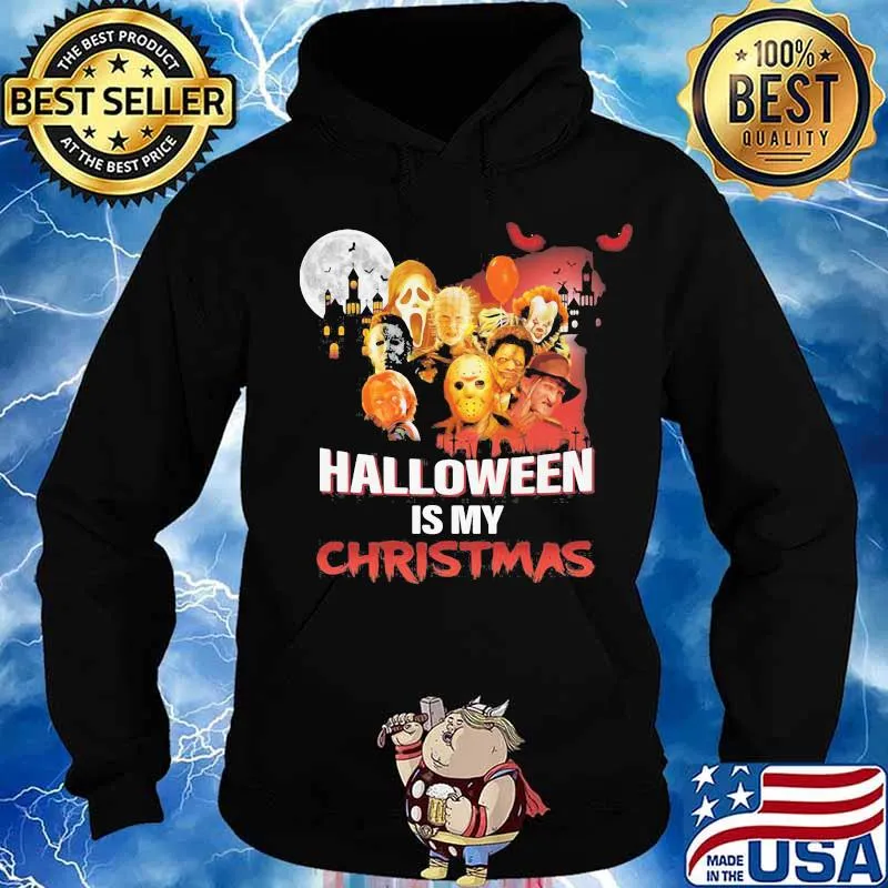 Halloween horror characters is my christmas s Hoodie