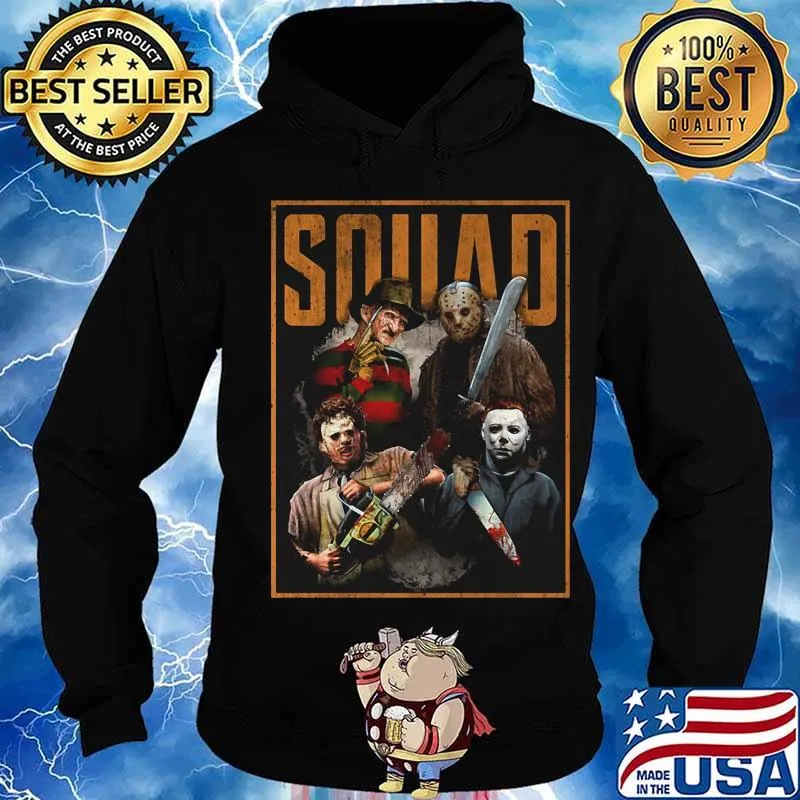 Halloween horror characters squad s Hoodie