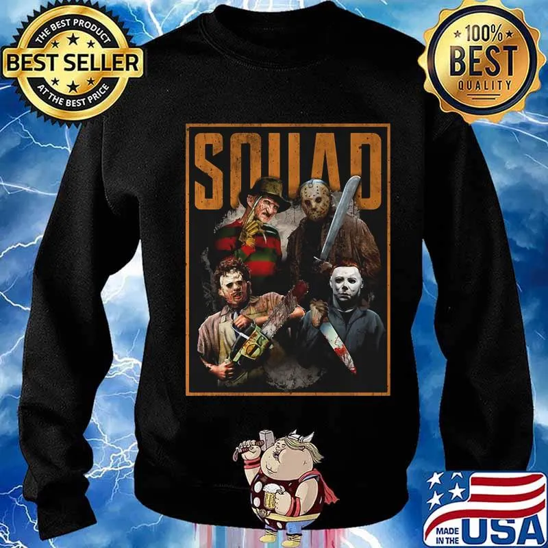 Halloween horror characters squad s Sweater