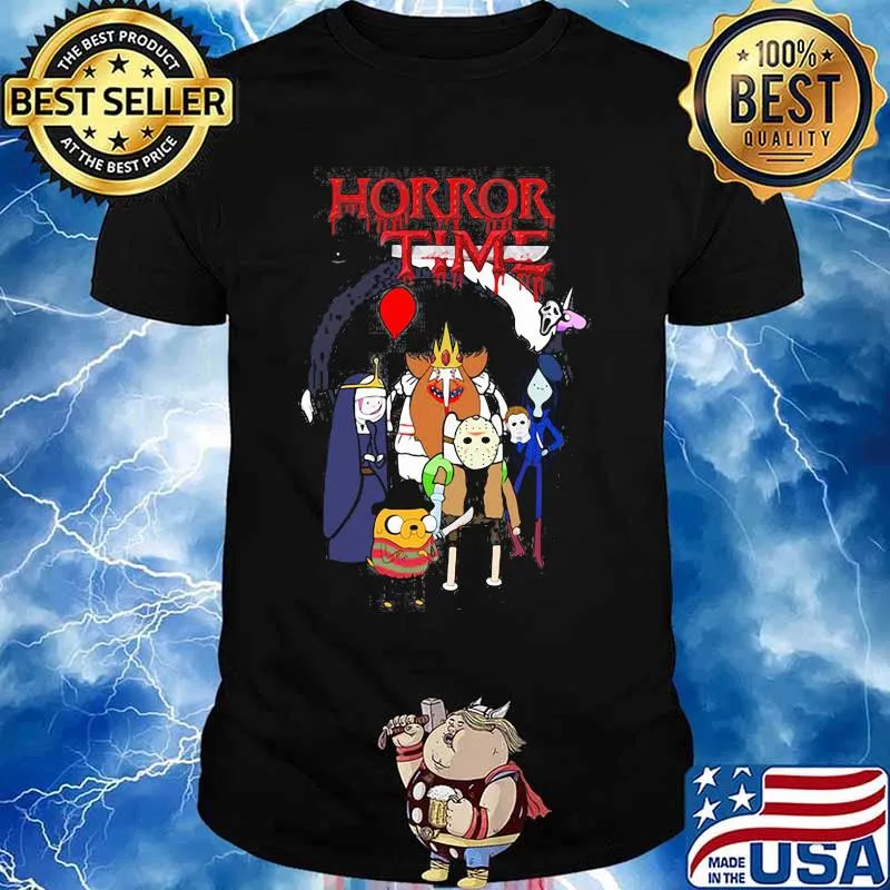 Halloween horror characters time shirt