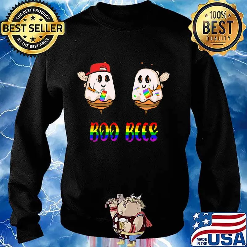 Halloween lgbt pride boo bees s Sweater