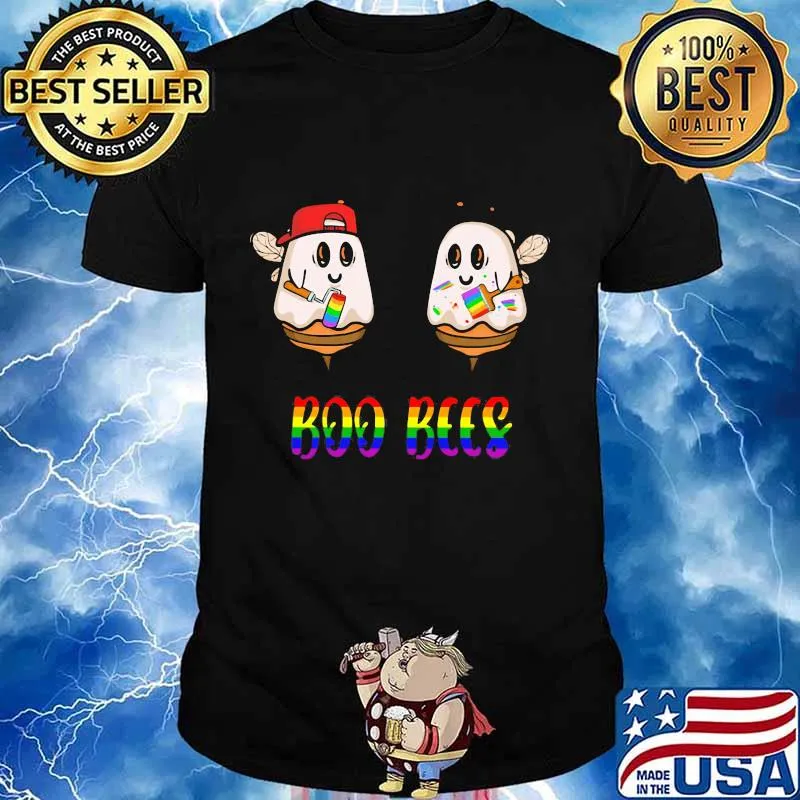 Halloween lgbt pride boo bees shirt