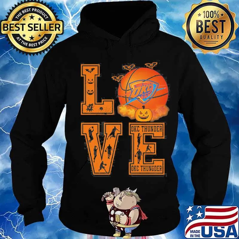 Halloween love okc thunder basketball s Hoodie