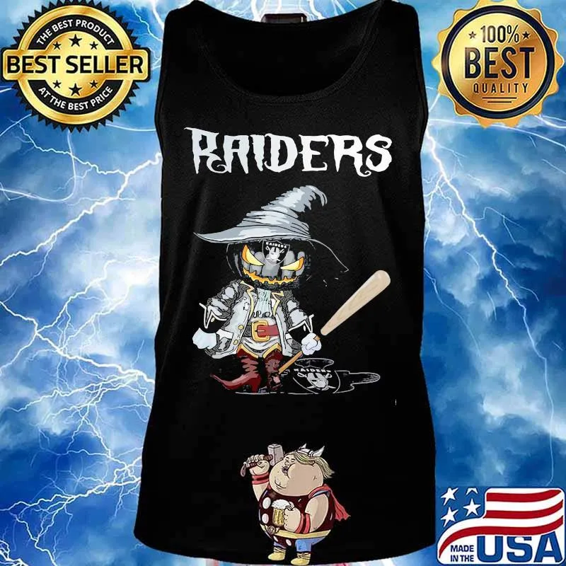 Halloween witch pumpkin oklahoma raiders baseball s Tank top