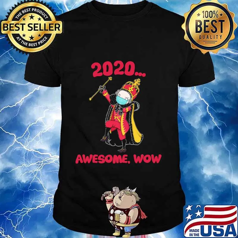 Hamilton George King 2020 awesome wow queen wear mask covid 19 shirt