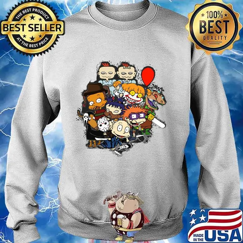 Happy halloween horror movie characters s Sweater