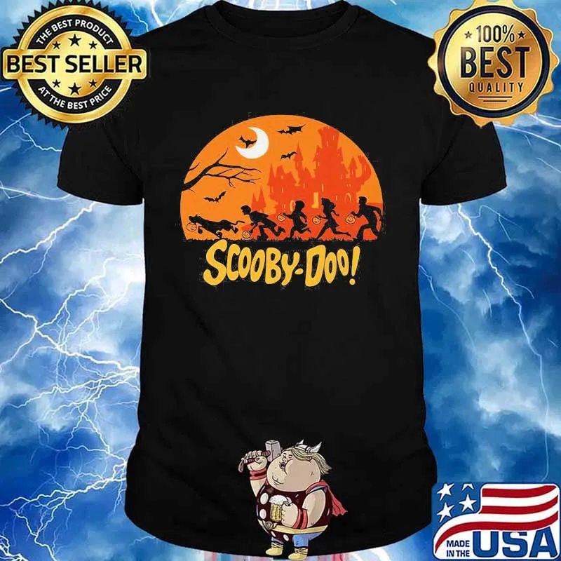 Happy halloween scooby-doo moon shirt