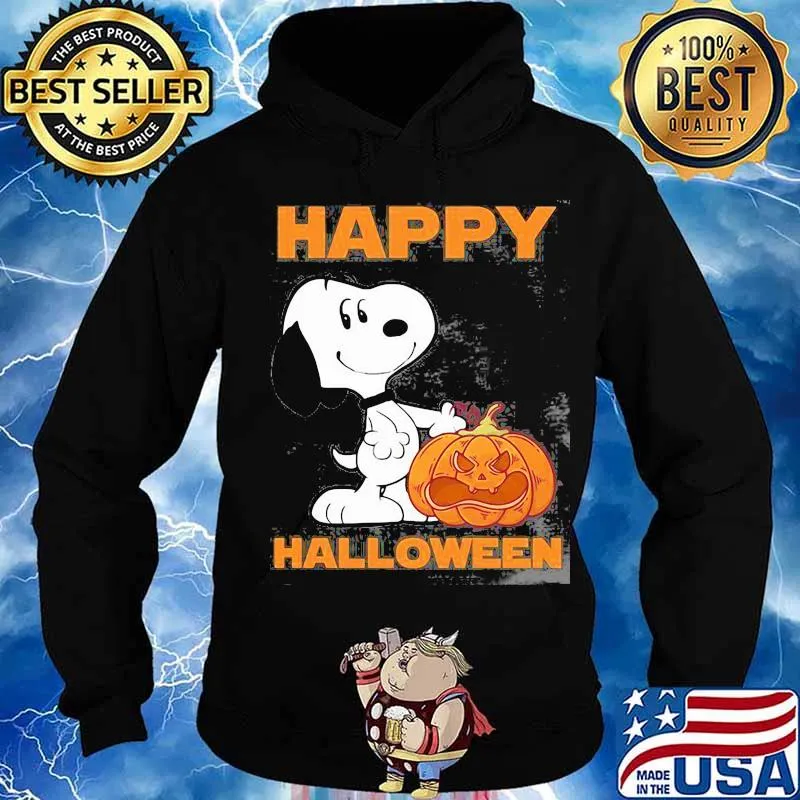 Happy halloween snoopy hug pumpkin s Hoodie