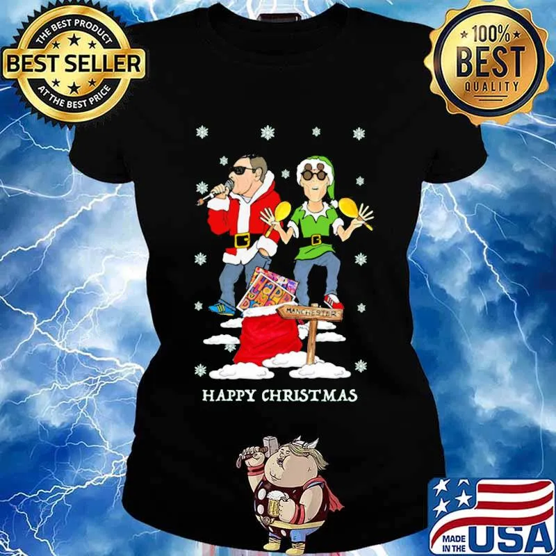 Happy mondays christmas jumper s Ladies tee