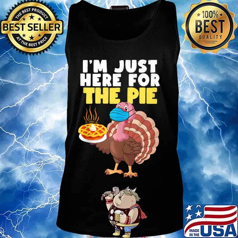 Happy Thanksgiving Funny Turkey Wearing A Face Mask s Tank top