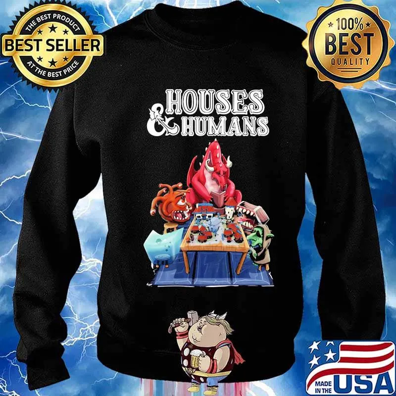 Houses and humans role playing dragon s Sweater