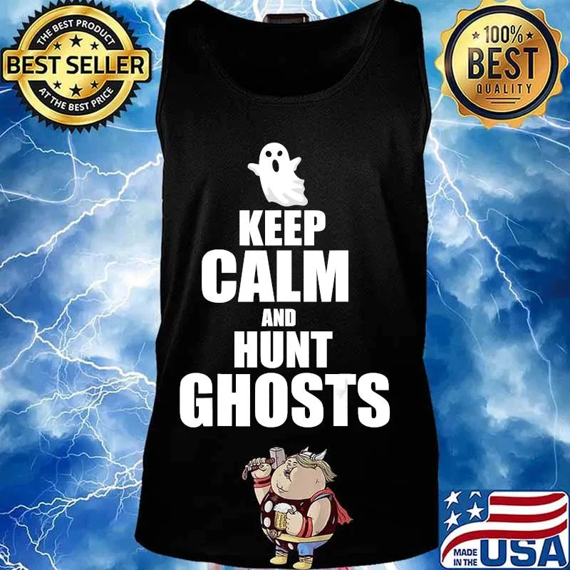 Hunt Ghost Hunter Halloween Party Boo Paranormal Activities T-Shirt Tank top